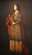 Francisco de Zurbaran Saint Engracia oil painting artist